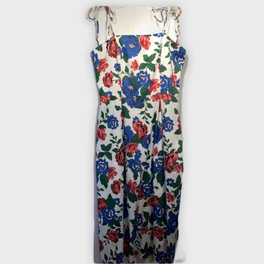 CHANDLER HENRY FLORAL A-LINE COTTON DRESS